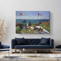 Claude Monet - Die Terrasse von Sainte-Adresse